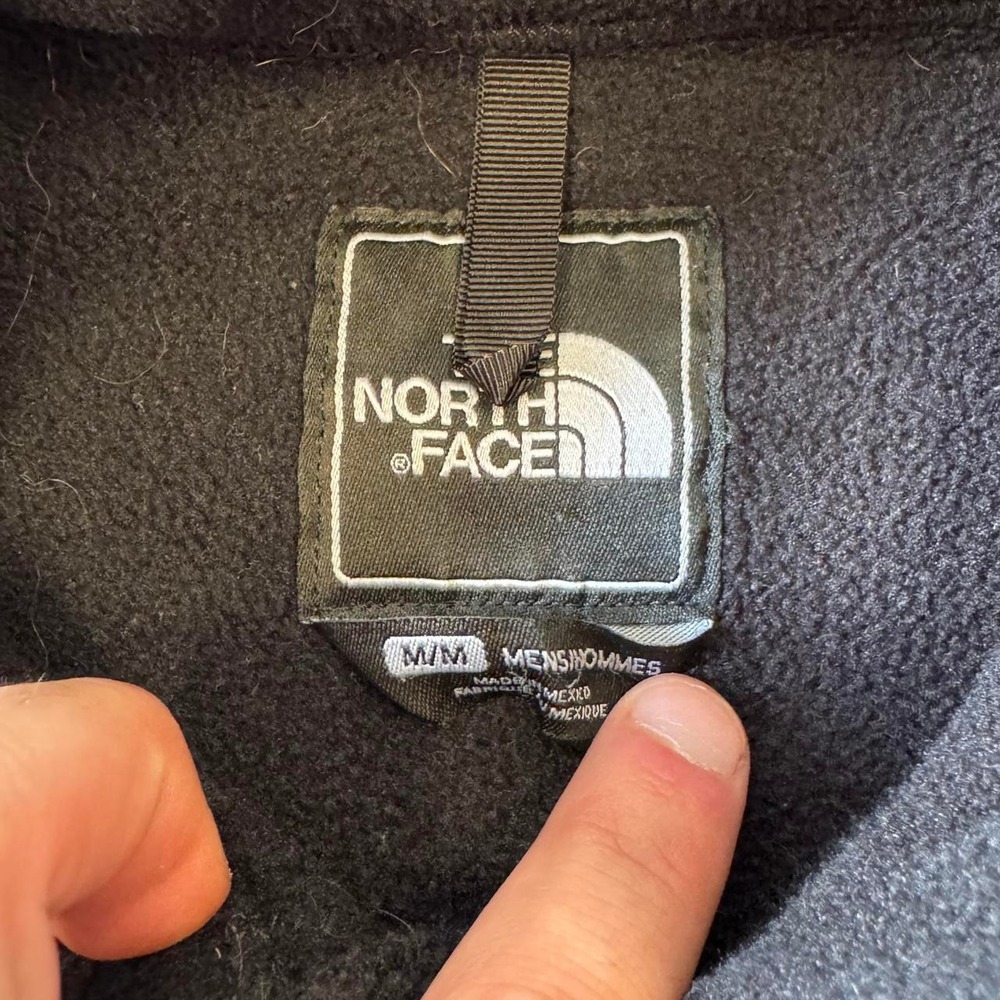 Vintage the north face black men's Denali fleece - Picture 2 of 6